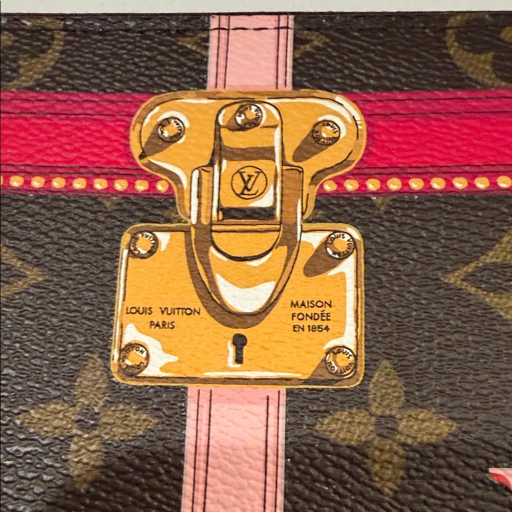 Louis Vuitton Women's Summer Trunks Pink Wallet - Picture 3 of 14